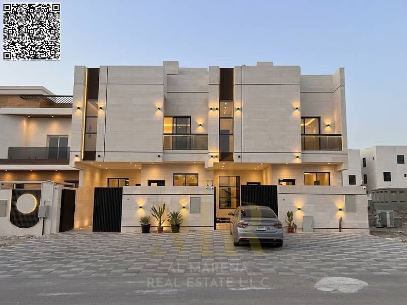 Villa for sale in Al Helio, Ajman: 5 master bedrooms plus a roof terrace | AED 1.4 million (fees included); freehold ownership for all nationalities., Al Helio