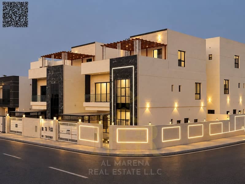 Seize this opportunity now to own an upscale villa close to amenities at a competitive price—inclusive of registration fees, utility connections (elec, Al Helio