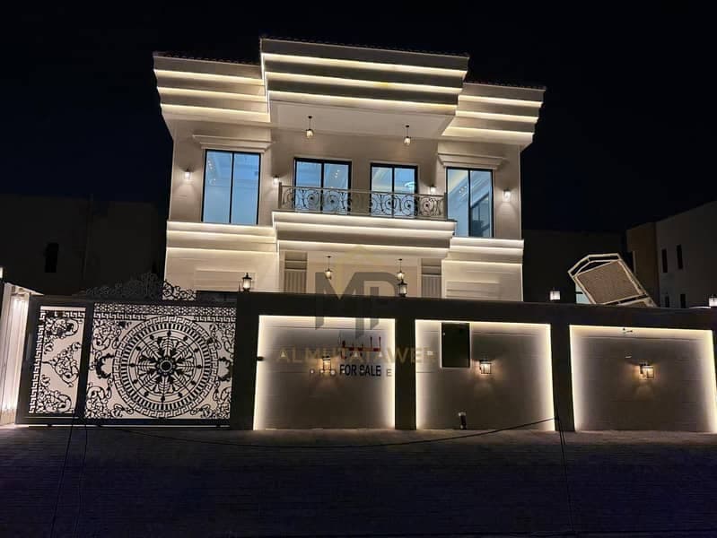 Villa for sale at ajman| al zahia area| 4 master rooms, majlis, 2 hall, maid room, central A\C| freehold for all nationalities| the price negotiable.، الصورة 3