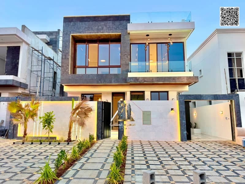 Luxury 3-story villa – Registration fees included – Prime location – Close to all amenities – Excellent finishes – The best in Ajman., Al Helio