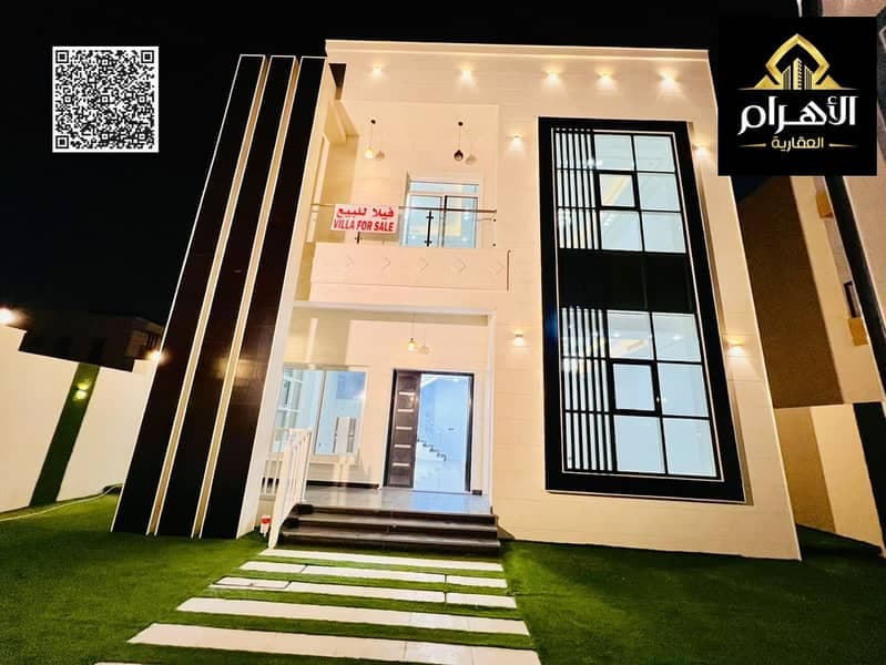Luxury Corner Villa for Sale in Al Helio 2 – Ajman | Two Floors + Roof | Stone Facade | Corner Plot (Two Streets) | Facing Amenities, photo 3