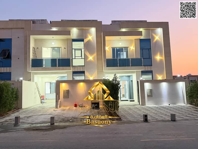 Townhouse for sale in Ajman | Al Helio 2 area | 5 bedrooms, majlis, living room, roof terrace, and maid's room | Freehold ownership for all nationalit, Al Helio