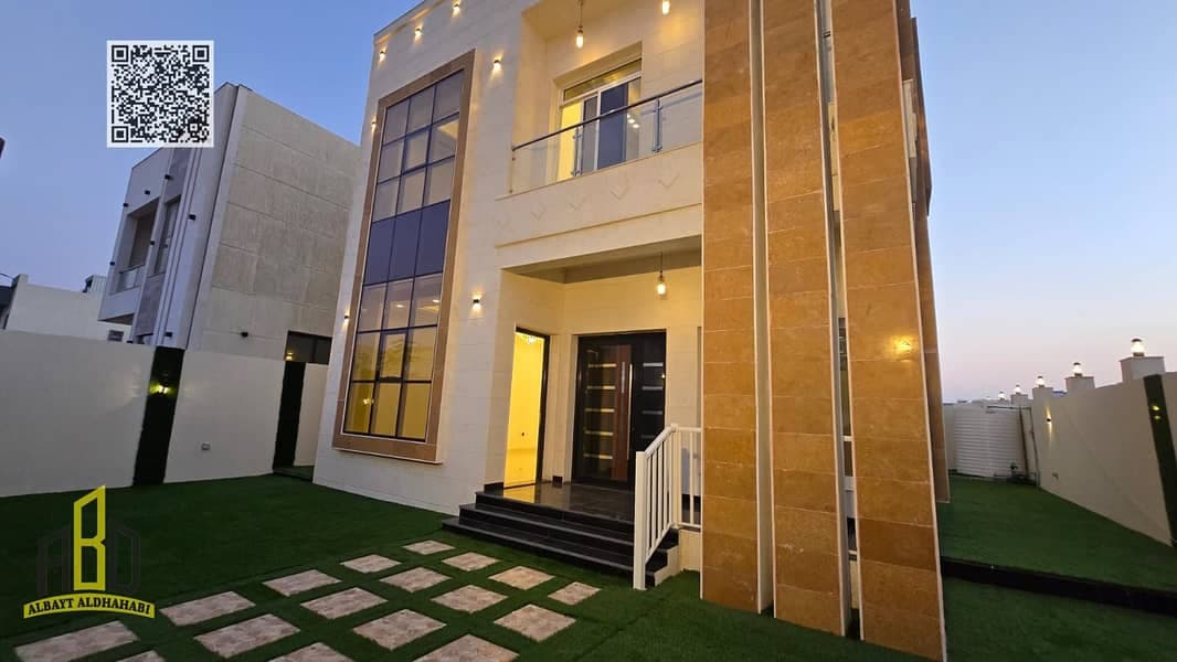 A very distinctive corner villa for sale, situated at the intersection of two paved roads. Freehold ownership available to all nationalities. A specia, Al Helio