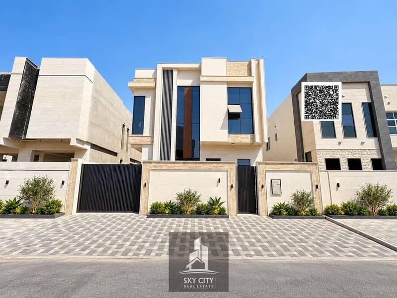 An exceptional location and a once-in-a-lifetime opportunity: a luxurious, modern villa for sale—featuring a contemporary Dubai-style design—located, Al Zahya